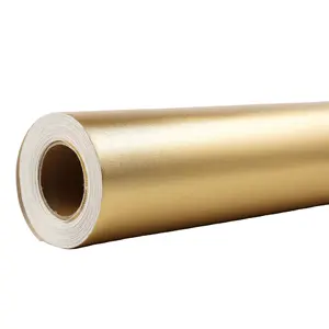 Blank Gold Silver Glossy Rolled Canvas 280gsm Water Resistant Primed Inkjet Canvas Roll for Eco-solvent Latex UV Printer