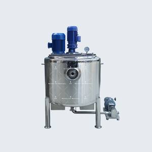 Mélangeur de réservoir en acier inoxydable de qualité alimentaire, mélangeur sur socle industriel en acier inoxydable - Product Image 1