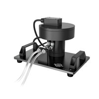 Équipement compact de laboratoire thermique circulaire de table pour l'expérimentation de conduction radiale de la chaleur, destiné à l'enseignement en laboratoire professionnel.