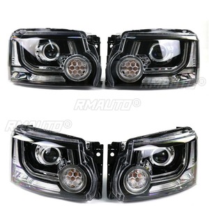 Faro Delantero Dinámico con Luz Diurna, Luz Baja y Alta, Kit de Carrocería para Land Rover Discovery 4 2014-2016, Accesorios para Automóviles - Product Image 5