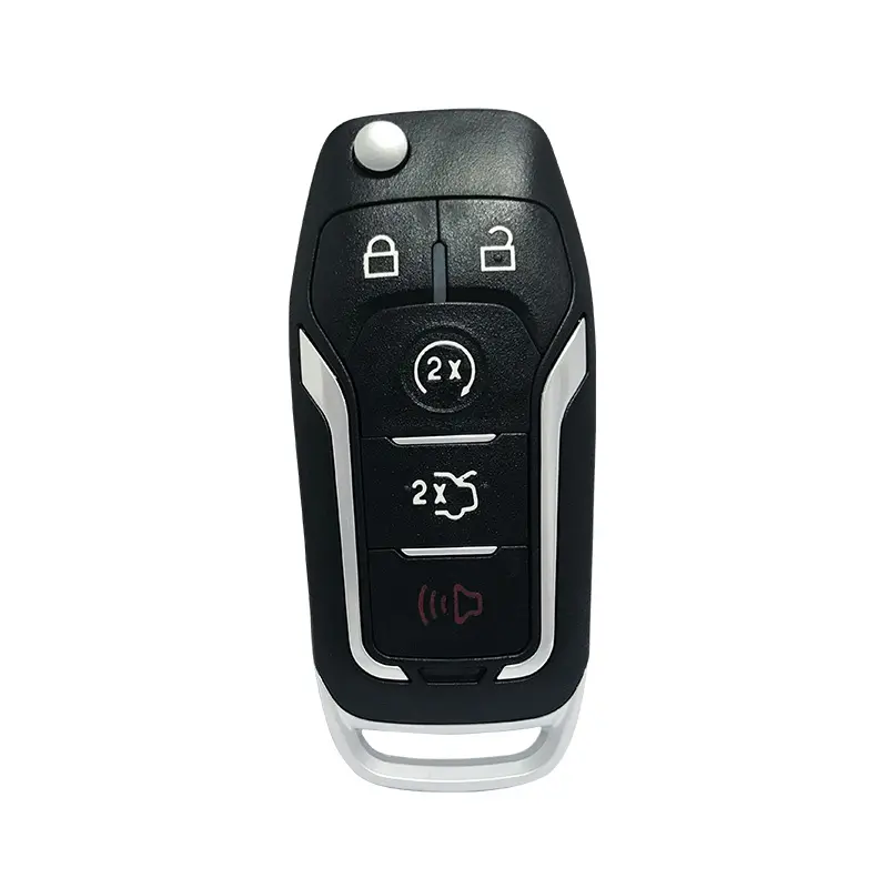 4 Button Remote Smart Car remote Case Shell Cover Blank Fob transponder ford keyless entry key fob mustang key For Ford Keys