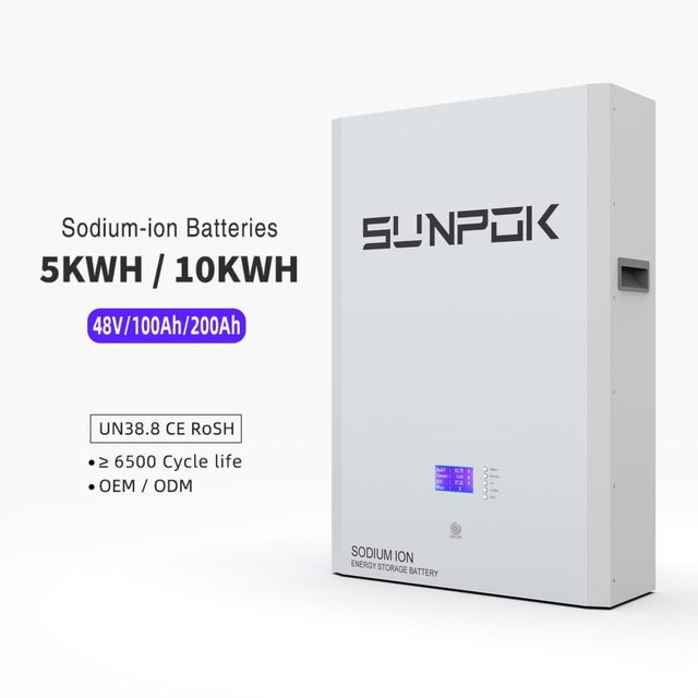 Order Sodium-Ion Batteries 5kwh to 20kwh Capacity 48V 100ah 150ah 200ah Prismatic Cells Sodium-Ion Batteries Efficient Use