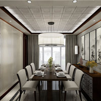 Panneaux muraux de luxe en pvc, intérieur décoratif, plafonnier pour restaurant, Offre Spéciale