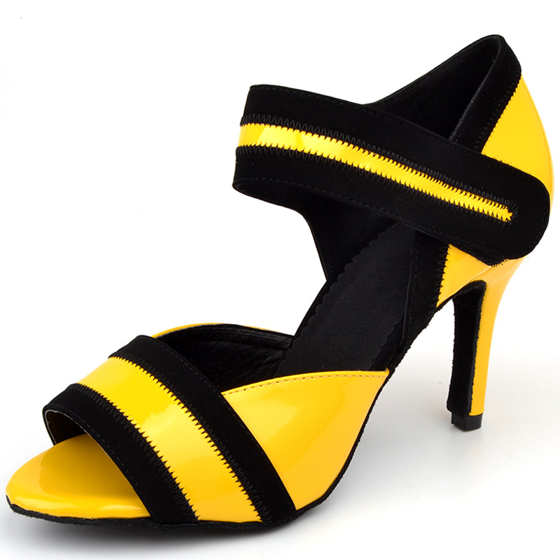 Women Rhinestone Latin Dance Shoes Ballroom Dance High Heels Party Shoes