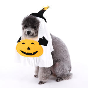 Msyo स्टाइलिश पालतू वस्त्र प्लास्टिक बकल पालतू कॉलर पुल टेप हेलोलीन पोशाक बिल्ली के कपड़े बड़े कुत्तों के लिए - Product Image 3