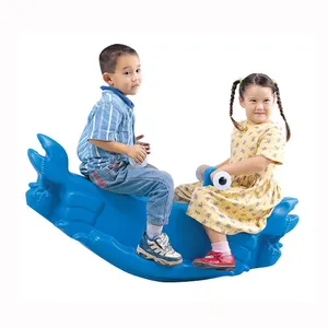 Grosir kuda jungkat-jungkit anak-anak-Mainan Anak Plastik Awet Besar, Mainan Hewan Kuda Goyang untuk 2 Anak