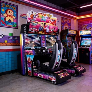 Video Driving Arcade Manufacture Supply Children Adults Coin Operated Racing Car Game <b>Machine</b> - Product Image 2