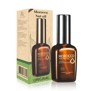 Soin des cheveux à l'huile d'argan ODM de marque privée Meilleur sérum capillaire lissant bio brillant - Product Image 1