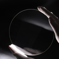 Custom 0.2mm 0.3mm 0.4mm 0.5mm 0.7mm 1mm Quartz Glass Wafer Borosilicate Glass Wafers Fused Quartz Wafer