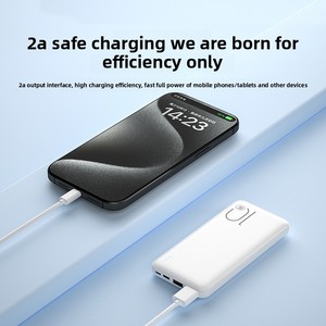 <span class=keywords><strong>Batterie</strong></span> au lithium polymère légère et portable, certifiée 3C, 5V, 2A, matériau ABS résistant au feu, <span class=keywords><strong>batterie</strong></span> <span class=keywords><strong>externe</strong></span> 20 000 MAh - Product Image 3