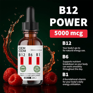 Compléments Nutritionnels Liquides Végans Naturels Purs et Sains, Personnalisés en Usine OEM, Meilleures Gouttes de <span class=keywords><strong>Vitamine</strong></span> <span class=keywords><strong>B12</strong></span> - Product Image 3