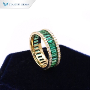 เครื่องประดับ Tianyu อัญมณีสีทอง14K แหวนแต่งงานสำหรับผู้หญิง - Product Image 5