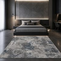 Tapis moderne 3D en polyester tissé Wilton, à poils hauts et bas de 12 mm, avec envers en jute naturel, pour hôtel de luxe et salon