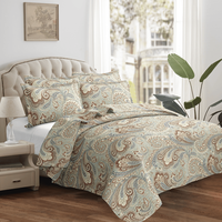 Ensemble de housse de couette de style européen 5 pièces, 100% polyester tricoté, antibactérien, antistatique, couleur unie, simple, literie pour hôtel et maison