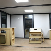 Maison préfabriquée extensible de 10 pieds/20 pieds, villa moderne de luxe, maison conteneur avec design intérieur entièrement meublé