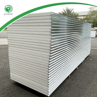 Panel Sándwich EPS de Alta Densidad, Panel Sándwich Aislado Cuadrado Moderno para Pared Exterior y Techo para Uso en Exteriores