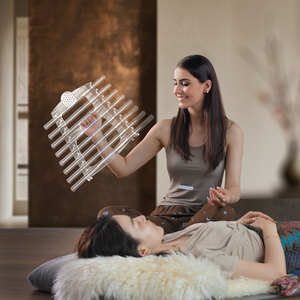 Harpe chantante en cristal de quartz à bas prix SUCCESS avec cristal de fleur, tonalité haute C, thérapie musicale, étui de transport et maillet gratuit - Product Image 3