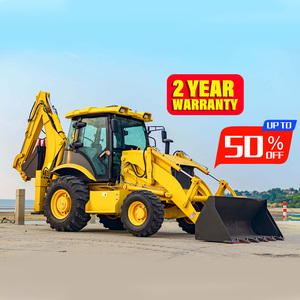 Livraison Gratuite : 5 Machines de Construction, Mini-Excavatrice sur Roues 4x4 avec Benne 4-en-1 et Fonction Rétrocaveuse - Product Image 1