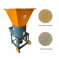 Broyeur à Pailles de Champ, Broyeur de Grains et d'Aliments, Concasseur à Marteaux, Hachoir à Fourrage, Coupe-Herbe pour Aliments du Bétail, Broyeur d'Herbe de Balles