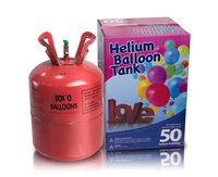 Bouteille de gaz hélium jetable en acier de 13 L pour gonflage de ballons