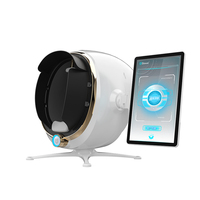 Analyseur de peau professionnel Max Skin Analysis Machine, analyseur de peau du visage 3D avec détection IA, scanner facial, analyseur de cheveux, du cuir chevelu et de la peau