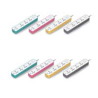 Carte de câblage électrique multifonctions Prise d'extension universelle USB Charge 3/4 Prises Power Strip UK EU US Plug