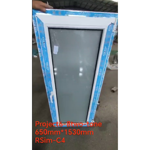 CHANGYI Australian Standard Tilt Turn <span class=keywords><strong>Double</strong></span> <span class=keywords><strong>Vitrage</strong></span> <span class=keywords><strong>PVC</strong></span> Fenêtres Design Moderne Style Pas Cher <span class=keywords><strong>Prix</strong></span> pour Cuisine Salle De Bains Application Balançoire - Product Image 1