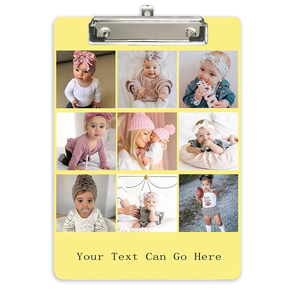 Porte-documents A4 personnalisés en plastique avec <span class=keywords><strong>collage</strong></span> de photos sur mesure – N'importe quelle image/<span class=keywords><strong>texte</strong></span>/logo – Idéal pour étudiants, femmes, hommes, enfants – Profil bas - Product Image 1