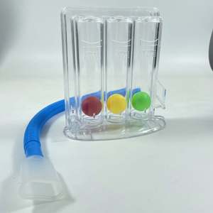 Entraîneur de respiration profonde portable, exerceur respiratoire, 3 boules, spiromètres incitatifs - Product Image 4