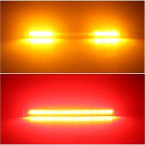 Bande LED universelle pour moto 48 SMD, feu stop, clignotant, tube étanche pour plaque d'immatriculation et feu arrière. - Product Image 3