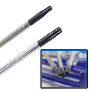 Xách tay đa mục đích công cụ cầm tay tuốc nơ vít chính xác Torx pha lê màu xanh sọc xử lý tuốc nơ vít - Product Image 2