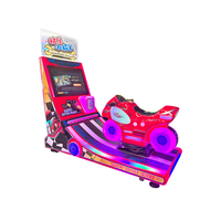 Machine de jeu de course vidéo à pièces Offre Spéciale Simulateur de conduite de moto interactif pour une expérience de conduite passionnante
