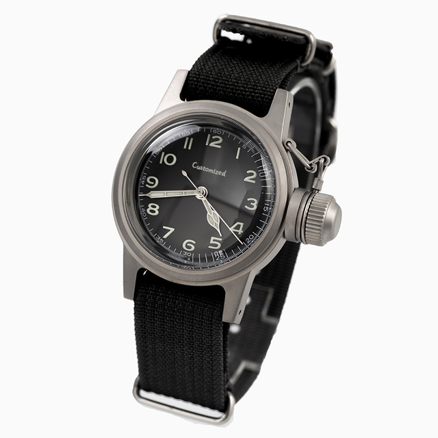 36mm Stainless Steel Diving Vintage Mechanical Watch Men's Retro Minimalist Mechanical Watch