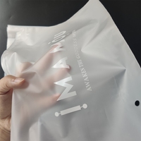 Sac plastique personnalisé à fermeture éclair, mat, pour soutien-gorge, emballage scellé pour vêtements, pochette pour bikini, sac en vinyle pour t-shirt, vente en gros, unités
