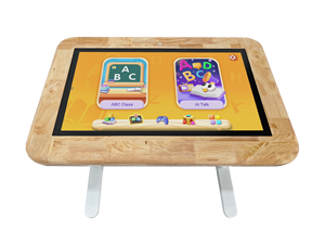 <span class=keywords><strong>Table</strong></span> d'apprentissage et <span class=keywords><strong>de</strong></span> <span class=keywords><strong>jeu</strong></span> intelligente Polikids avec <span class=keywords><strong>écran</strong></span> <span class=keywords><strong>tactile</strong></span> LED, Wi-Fi intégré, design portable - Grande <span class=keywords><strong>table</strong></span> d'apprentissage interactive - Product Image 1