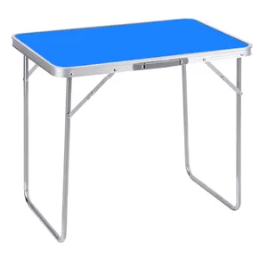 Mdf Metalen Vouwen Camping Outdoor Picknick Bbq Leisure Relax Tuin Tafel