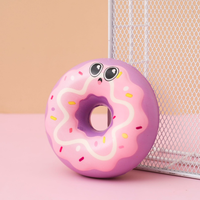 Jouet anti-stress en forme de donut personnalisé avec logo, rebond lent, dessin animé, à presser, nouveauté, amusant, cadeau promotionnel
