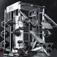 Porte-câble de musculation à domicile, multifonctionnel, Cage de puissance, Squat Rack avec haltérophilie, entraînement à la Gym, Machine Smith