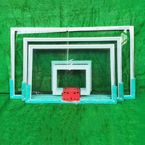 Système de panier de basket-ball portable, panneau de basket-ball en verre trempé, panneau et anneau de basket-ball professionnels fixes pour extérieur - Product Image 6