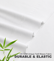 Parure de lit 100 % fibre de bambou Lyocell, draps rafraîchissants, respirants et doux, textile de maison durable, vente en gros OEM