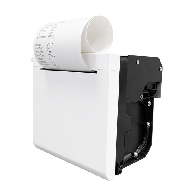 80mm Embedded Panel Thermal Printer with Auto Cutter USB RS232 TTL for Self Service Kiosk P80D