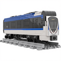 Ensemble de blocs de construction BRICK de train international personnalisé de qualité supérieure pour l'affichage de scènes de métro et les cadeaux pour collectionneurs