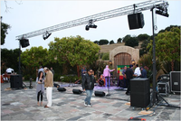 Trípode de sonido para altavoces line array, soporte de iluminación de escenario, soporte de manivela de alta resistencia, soporte de luz tipo truss