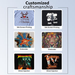 Venta al por mayor de encargo de peso pesado 100% algodón de gran tamaño recortada en blanco hombres camiseta lisa blanca camisetas de los hombres - Product Image 4