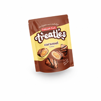 Sachets Doypack personnalisés pour bouchées de biscuits enrobées de chocolat, saveur Napolitaine, pour l'emballage de snacks