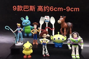 Cartoon Toy Story Buzz Action Figure legnose Set Cake Table accessori decorazione auto Pvc Custom Action Figure giocattoli - Product Image 3