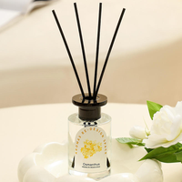 Diffuseur de parfum botanique haut de gamme avec fleurs séchées naturelles, élégant diffuseur d'aromathérapie pour la maison, cadeau idéal pour la décoration d'hôtel