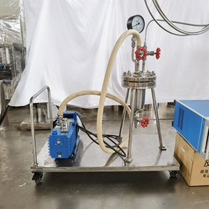 Reactor Químico Automático de Acero Inoxidable bibo de 10 Litros con Condensador y Motor Automático - Product Image 4