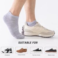 Chaussettes pour hommes en viscose de bambou, polyester et élasthanne, design personnalisé, confortables, respirantes, décontractées, lot de 6