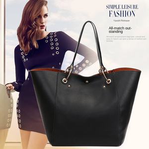 Sac fourre-tout rétro en cuir PU pour femme, style européen et américain, grande taille, fermeture à rabat, usage quotidien, tendance, toutes saisons, logo personnalisé - Product Image 3